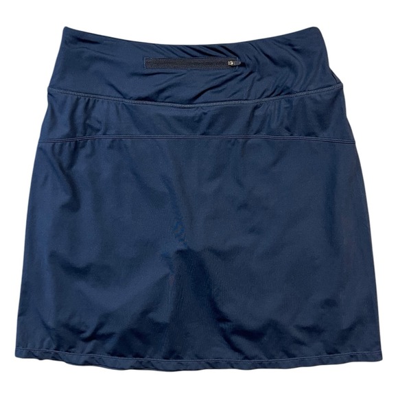 Viodia Skort Navy Blue Pull On Side Slits Drawstring Athletic‎ Golf Tennis LG - Picture 6 of 15